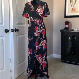 ASOS floral maxi dress